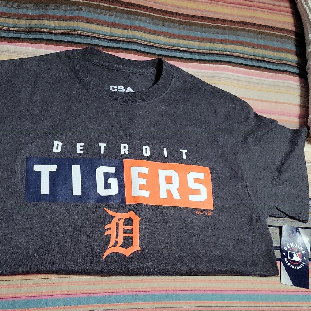 CSA Detroit Tigers Charcoal T-Shirt